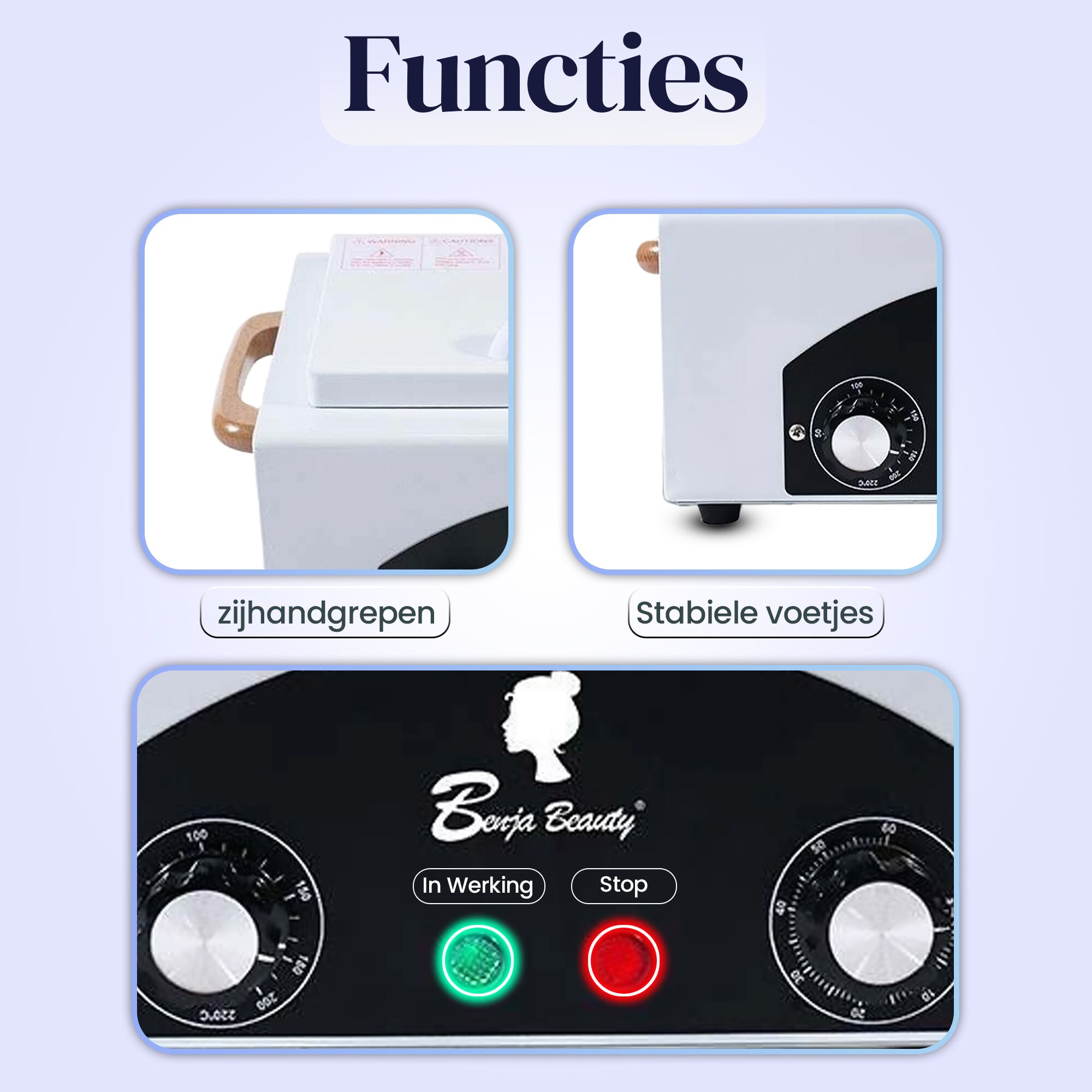 01 (1) sterilisator voor het steriliseren van RVS gereedschap