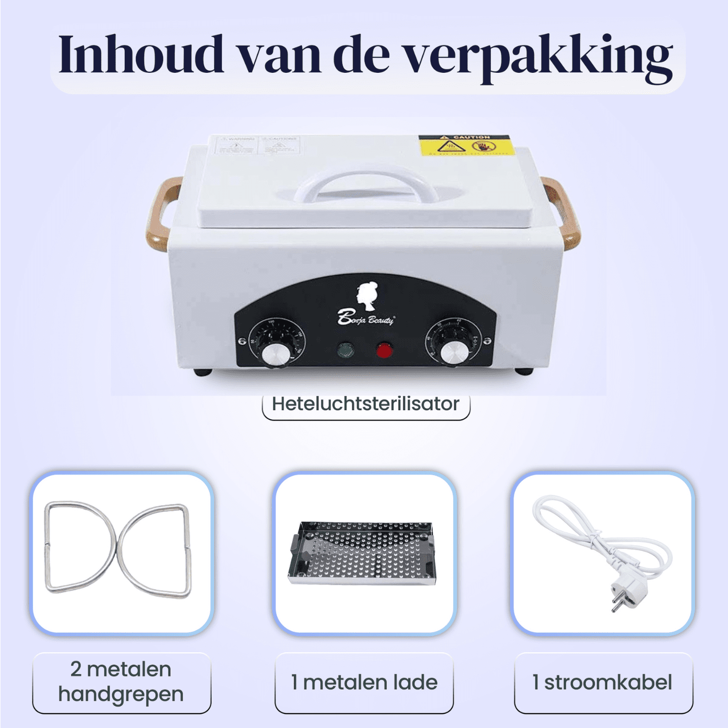 01 (1) sterilisator voor het steriliseren van RVS gereedschap