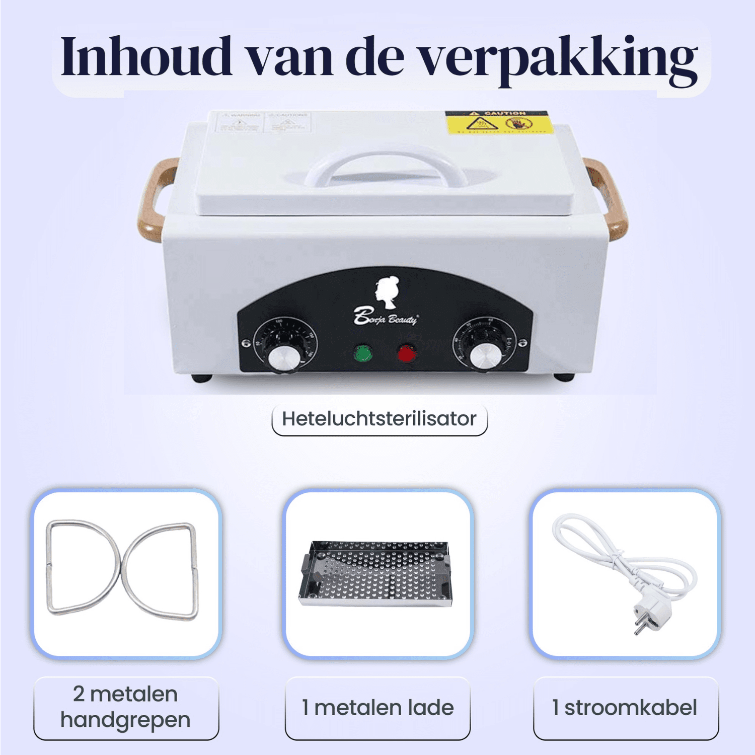 4 sterilisator voor het steriliseren van RVS gereedschap