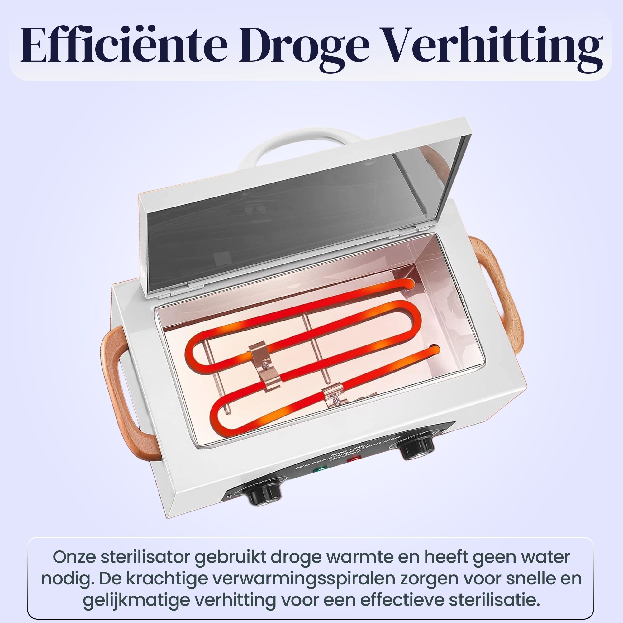 Sterilizer 8 sterilisator voor het steriliseren van RVS gereedschap